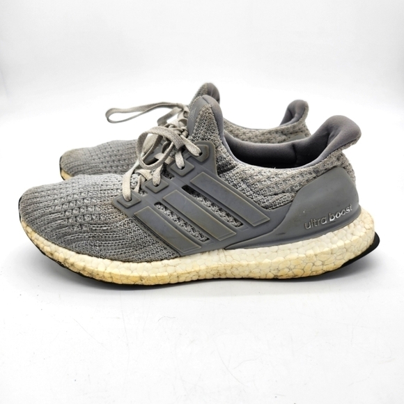 Adidas Ultra Boost BB6150 Gray Running Shoes Sneakers Women Size 8 - Picture 1 of 11